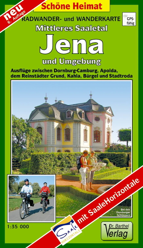 Doktor Barthel Karte Mittleres Saaletal, Jena und Umgebung main product photo