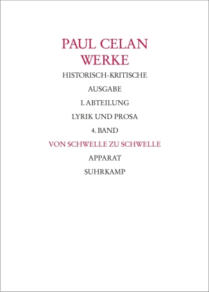 Werke. Historisch-kritische Ausgabe. I. Abteilung: Lyrik und Prosa, 2 Teile
