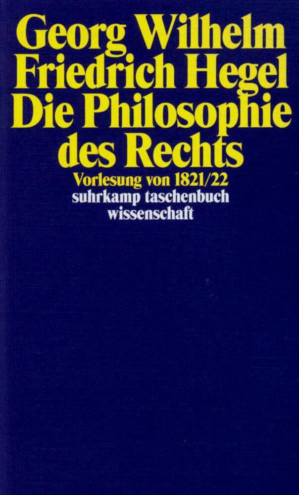 Die Philosophie des Rechts main product photo