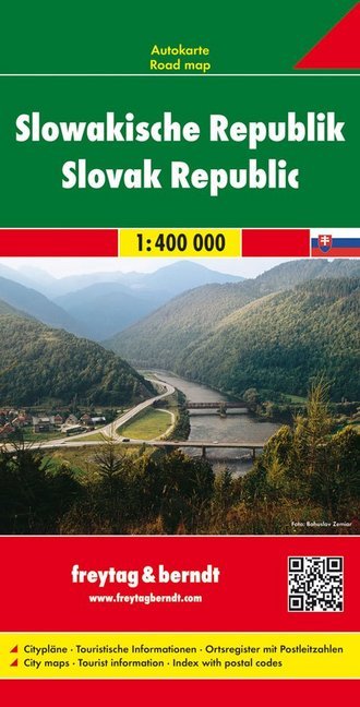 Freytag & Berndt Autokarte Slowakische Republik. Slowak Republic. Slovenska republika; Repubblica Slovacca main product photo