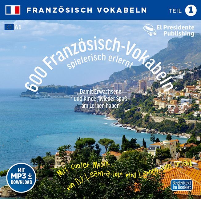 600 Französisch-Vokabeln spielerisch erlernt, 1 Audio-CD. Tl.1 main product photo