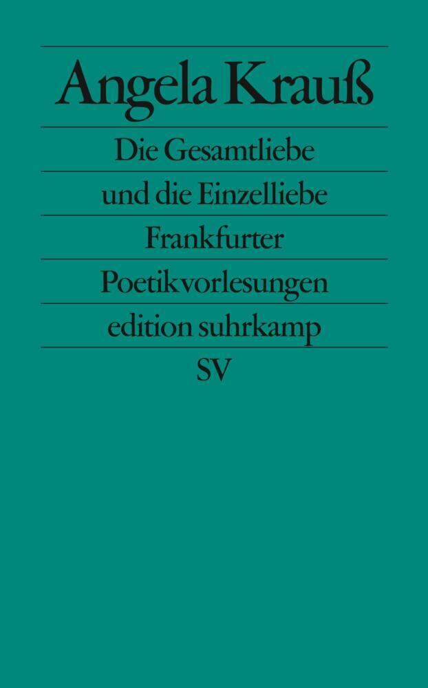Die Gesamtliebe und die Einzelliebe main product photo
