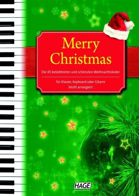 Merry Christmas für Klavier, Keyboard oder Gitarre main product photo
