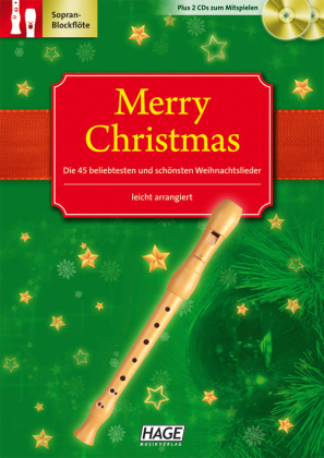 Merry Christmas für Blockflöte
