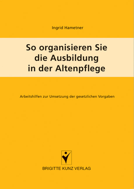 So organisieren Sie die Ausbildung in der Altenpflege main product photo