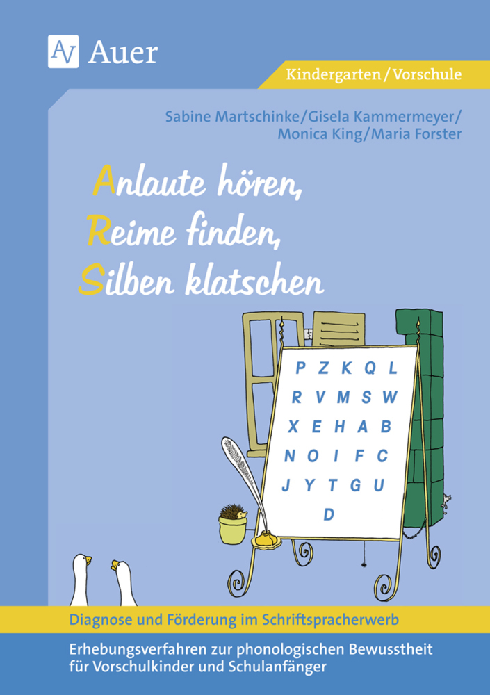 Diagnose und Förderung im Schriftspracherwerb, Anlaute hören, Reime finden, Silben klatschen, m. 1 CD-ROM main product photo