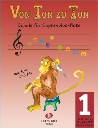 Von Ton zu Ton 1 (deutsche Griffweise). Bd.1