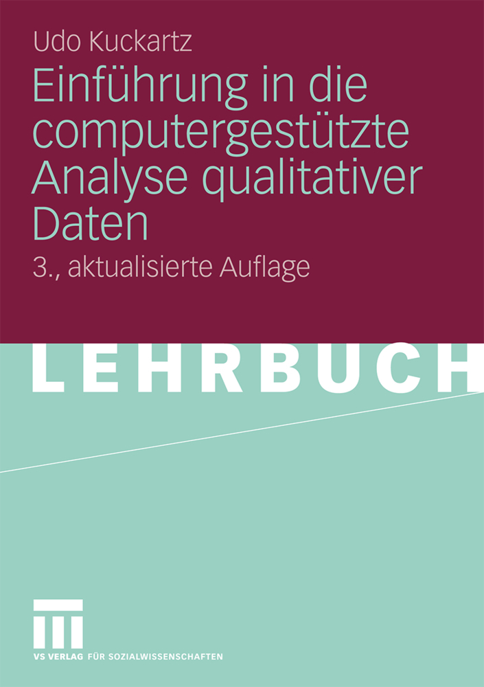 Einführung in die computergestützte Analyse qualitativer Daten main product photo