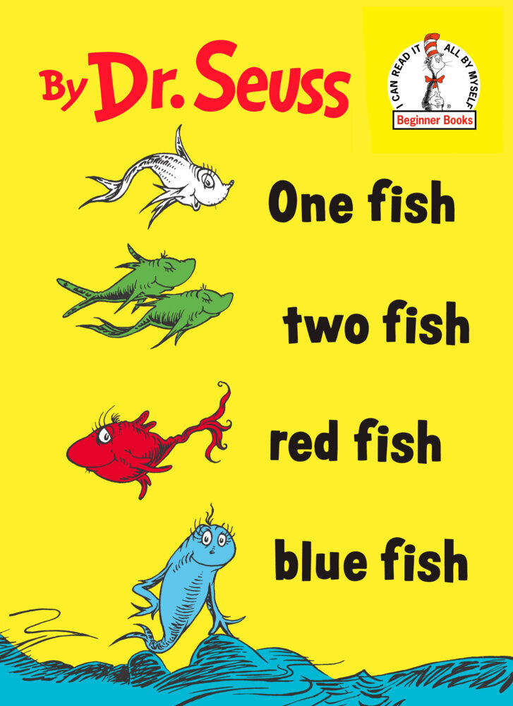 One fish two fish red fish blue fish main product photo