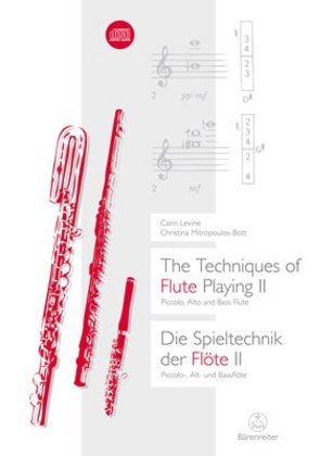 The Techniques of Flute Playing II / Die Spieltechnik der Flöte II, m. 1 Audio-CD. The Techniques of Flute Playing, w. Audio-CD. Bd.2. Bd.2 main product photo