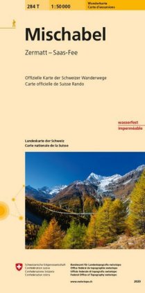 284T Mischabel Wanderkarte