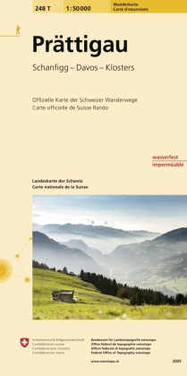 Landeskarte der Schweiz Prättigau