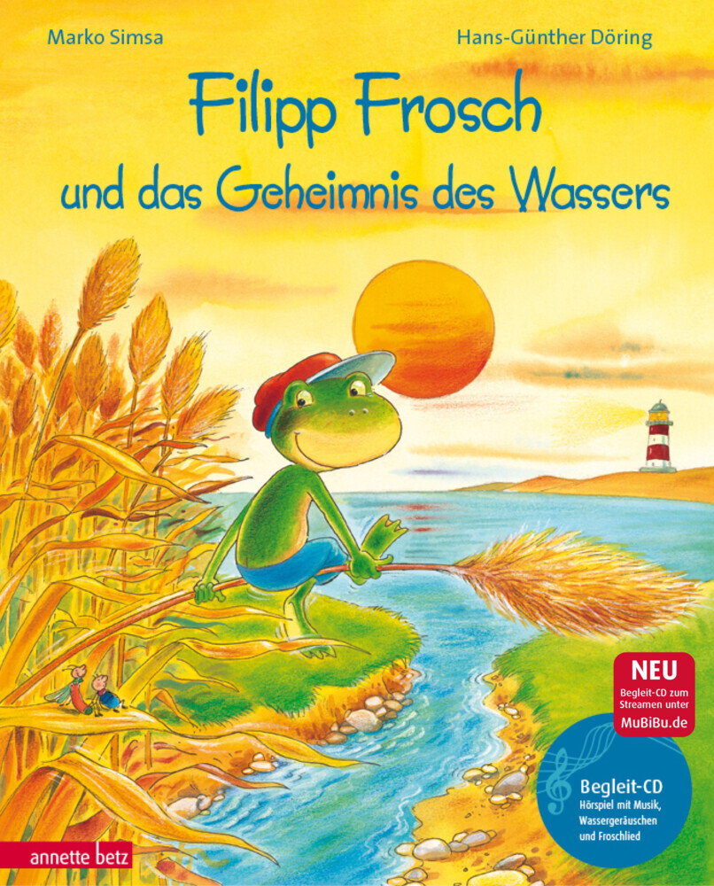 Filipp Frosch und das Geheimnis des Wassers (Das musikalische Bilderbuch mit CD und zum Streamen) main product photo