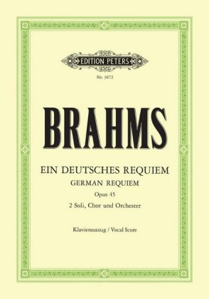 Ein Deutsches Requiem op.45, Klavierauszug