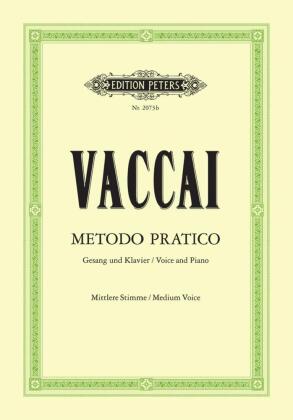 Metodo pratico di Canto italiano, Gesang und Klavier, mittlere Stimme