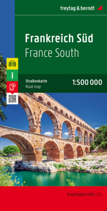 Frankreich Süd, Straßenkarte 1:500.000, freytag & berndt. France du Sud. Frankrijk Zuid. France South. Francia del Sud. El Sur de Francia