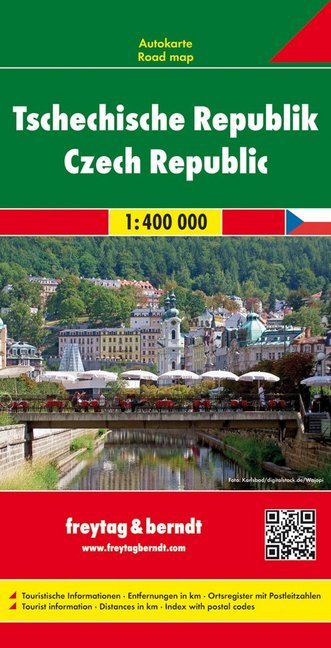 Tschechische Republik, Autokarte 1:400.000. Ceská republika / République Tchèque / Repubblica Cèca main product photo