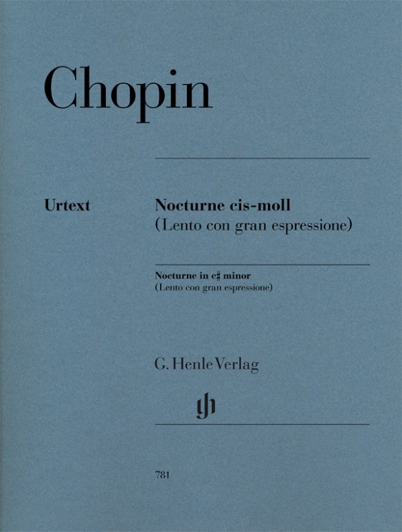 Frédéric Chopin - Nocturne cis-moll (Lento con gran espressione) main product photo