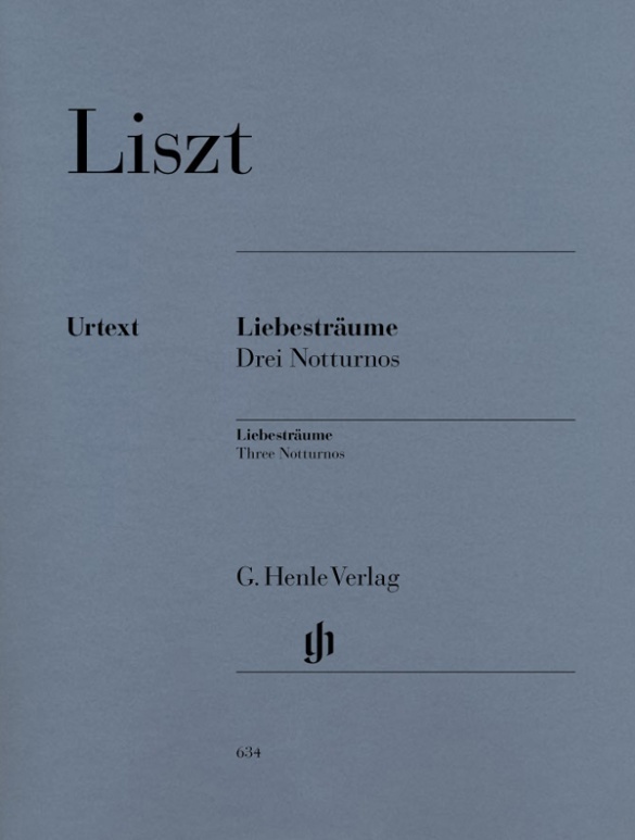 Franz Liszt - Liebesträume, 3 Notturnos main product photo