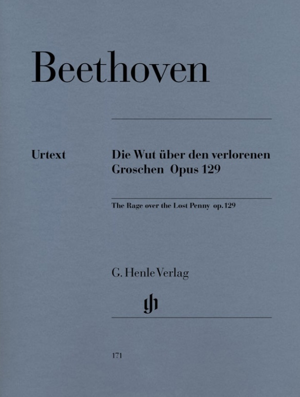 Ludwig van Beethoven - Alla Ingharese quasi un Capriccio G-dur op. 129 (Die Wut über den verlorenen Groschen) main product photo