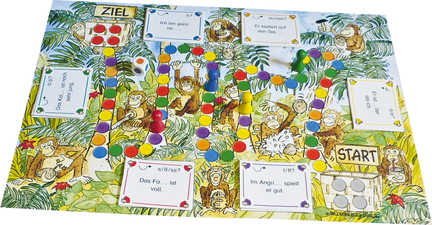 Wer knackt die Nuss? Karteikarten, Würfelspiel (Spiel) main product photo
