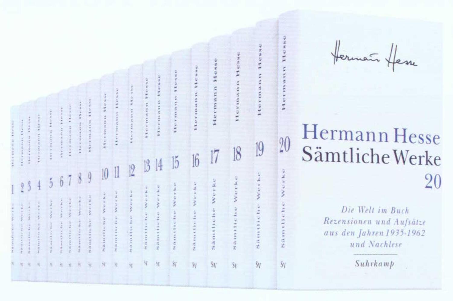 Sämtliche Werke in 20 Bänden und einem Registerband main product photo