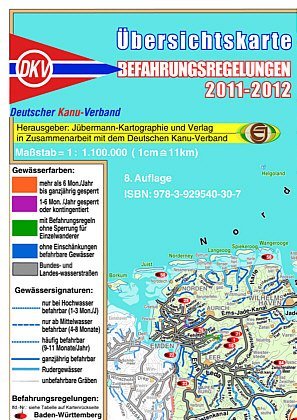 DKV Übersichtskarte Befahrungsregeln main product photo