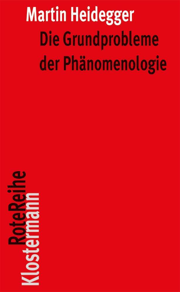 Die Grundprobleme der Phänomenologie main product photo