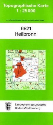 Topographische Karte Baden-Württemberg Heilbronn