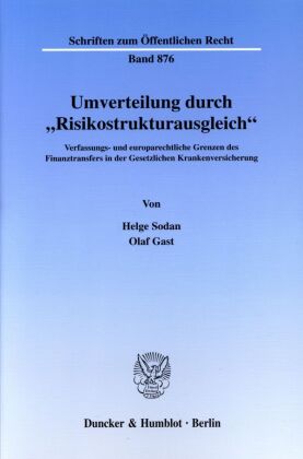 Umverteilung durch "Risikostrukturausgleich".