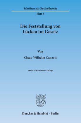 Die Feststellung von Lücken im Gesetz