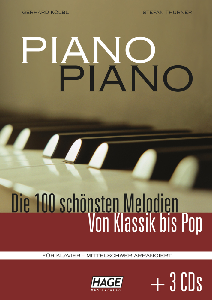 Piano Piano 1 mittelschwer + 3 CDs. Bd.1 main product photo