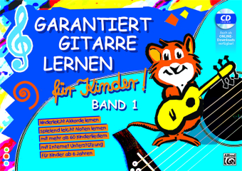 Kinderleicht Akkorde lernen, spielend leicht Noten lernen, mit mehr als 60 Kinderliedern, mit Internet Unterstützung, m. Audio-CD