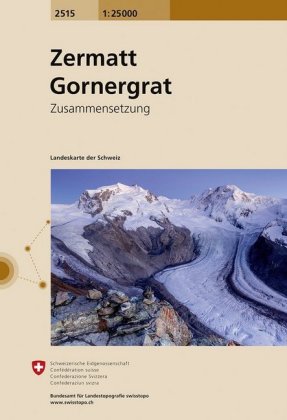 Landeskarte der Schweiz Zermatt, Gornergrat