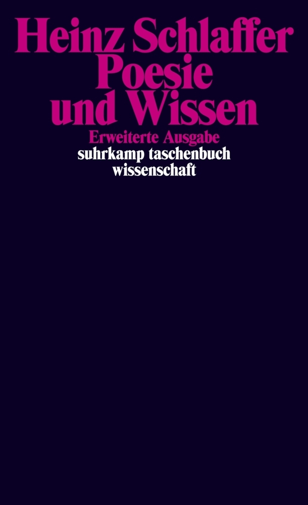 Poesie und Wissen main product photo