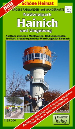 Doktor Barthel Karte Nationalpark Hainich und Umgebung