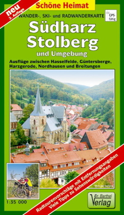 Doktor Barthel Karte Südharz, Stolberg und Umgebung