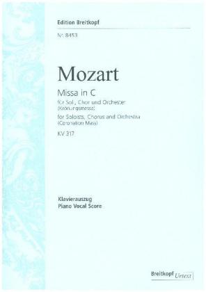 Missa C-Dur KV 317 (Krönungsmesse), Klavierauszug (Taubmann u. Beyer)