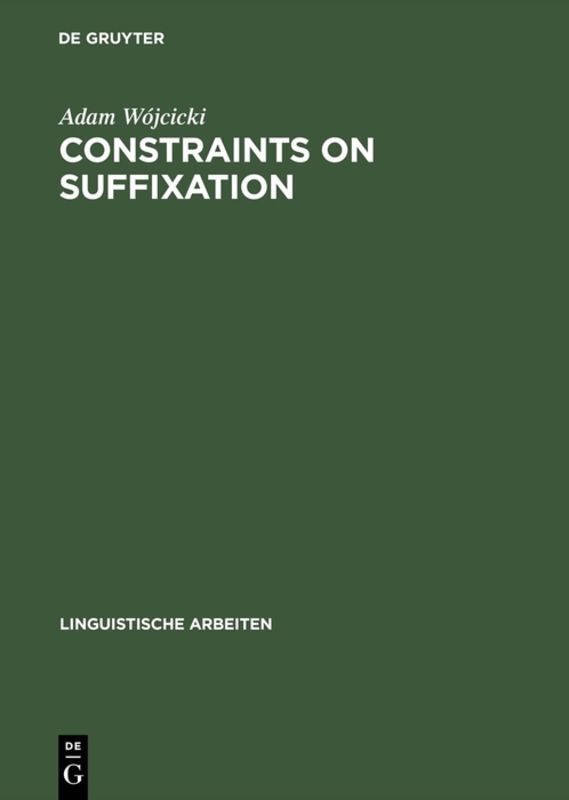 Constraints on Suffixation main product photo