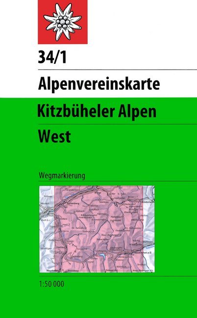 Alpenvereinskarte Kitzbüheler Alpen West main product photo