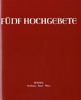 Fünf Hochgebete main product photo