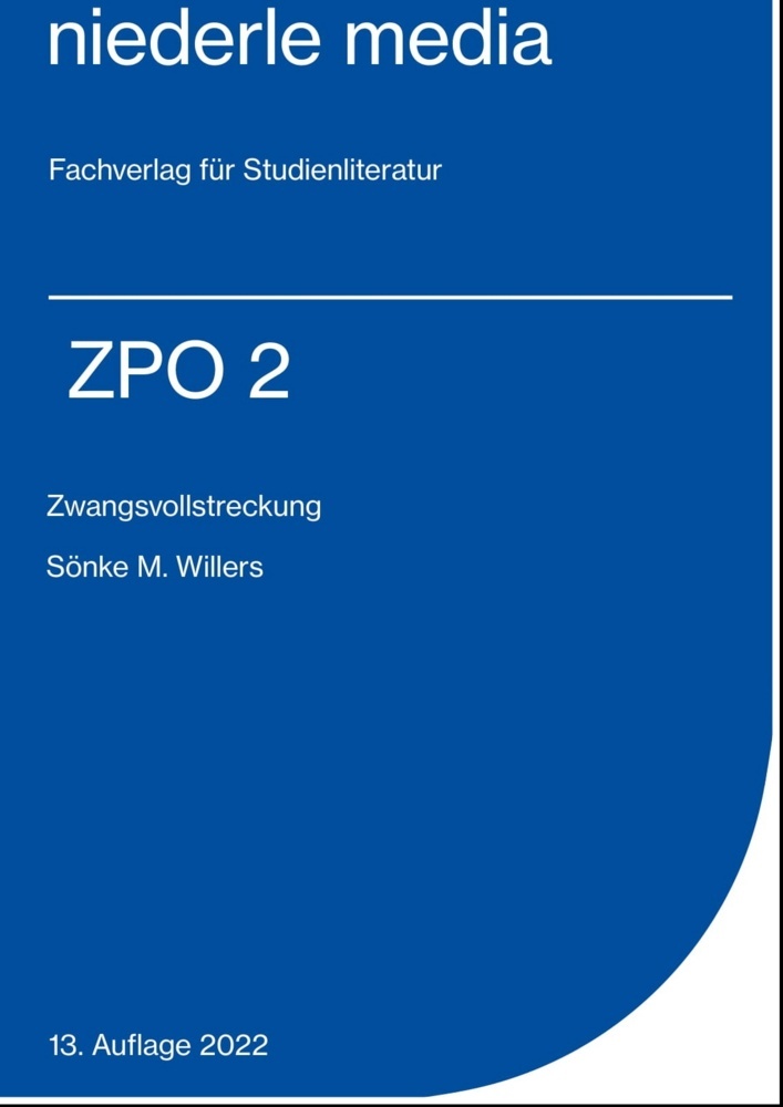 ZPO II - Zwangsvollstreckung - 2022 main product photo