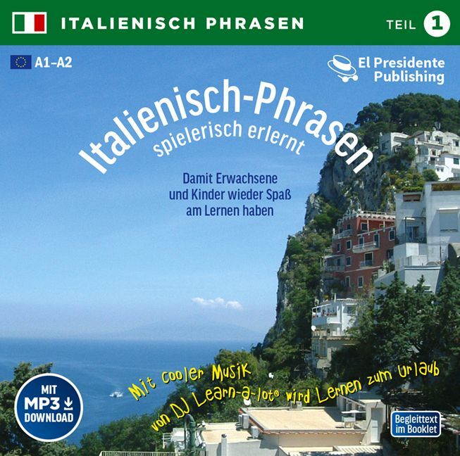 Italienisch-Phrasen spielerisch erlernt, 1 Audio-CD. Tl.1 main product photo