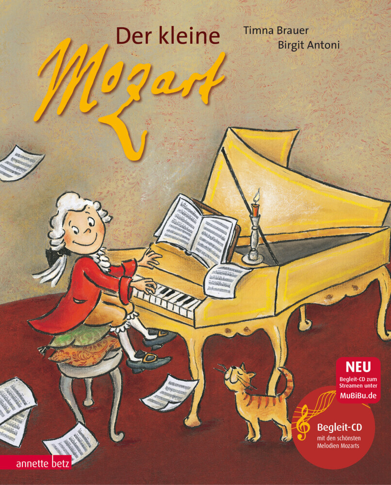 Der kleine Mozart (Das musikalische Bilderbuch mit CD und zum Streamen) main product photo