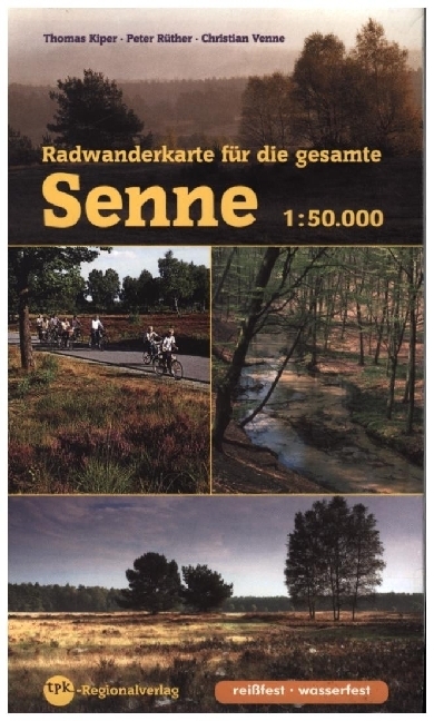 Radwanderkarte für die gesamte Senne main product photo