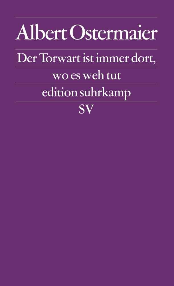 Der Torwart ist immer dort, wo es weh tut main product photo