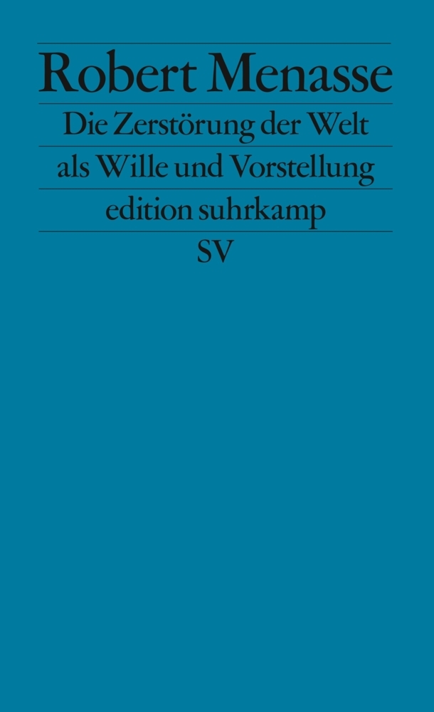 Die Zerstörung der Welt als Wille und Vorstellung main product photo