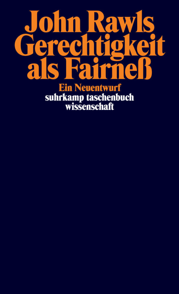 Gerechtigkeit als Fairneß main product photo