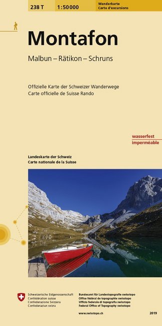 Landeskarte der Schweiz Montafon main product photo