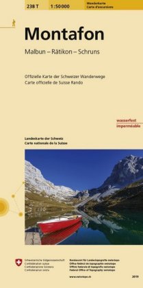 Landeskarte der Schweiz Montafon